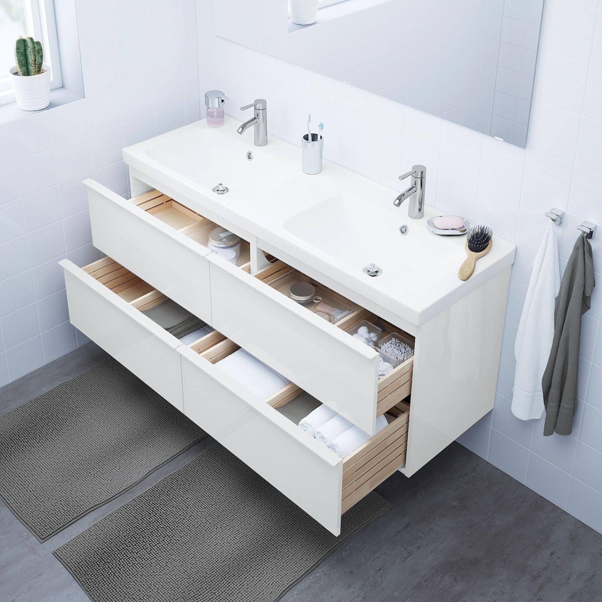 IKEA bathroom furniture assembly