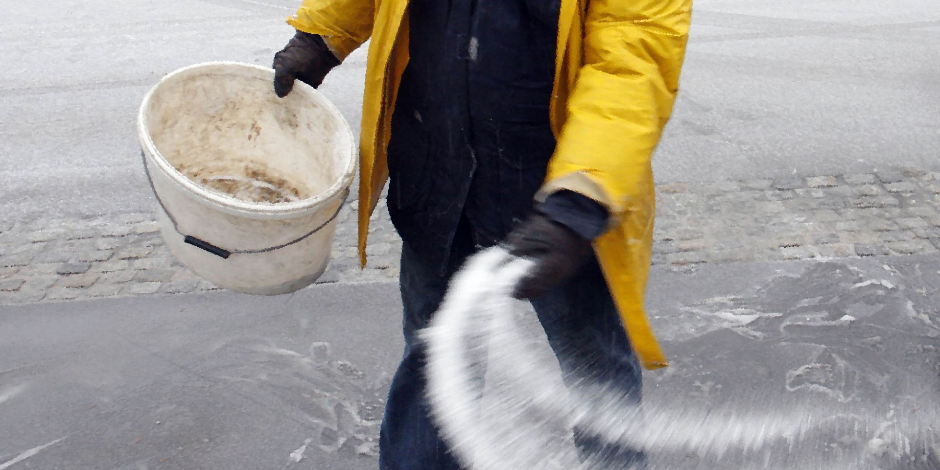 Sidewalk Salting